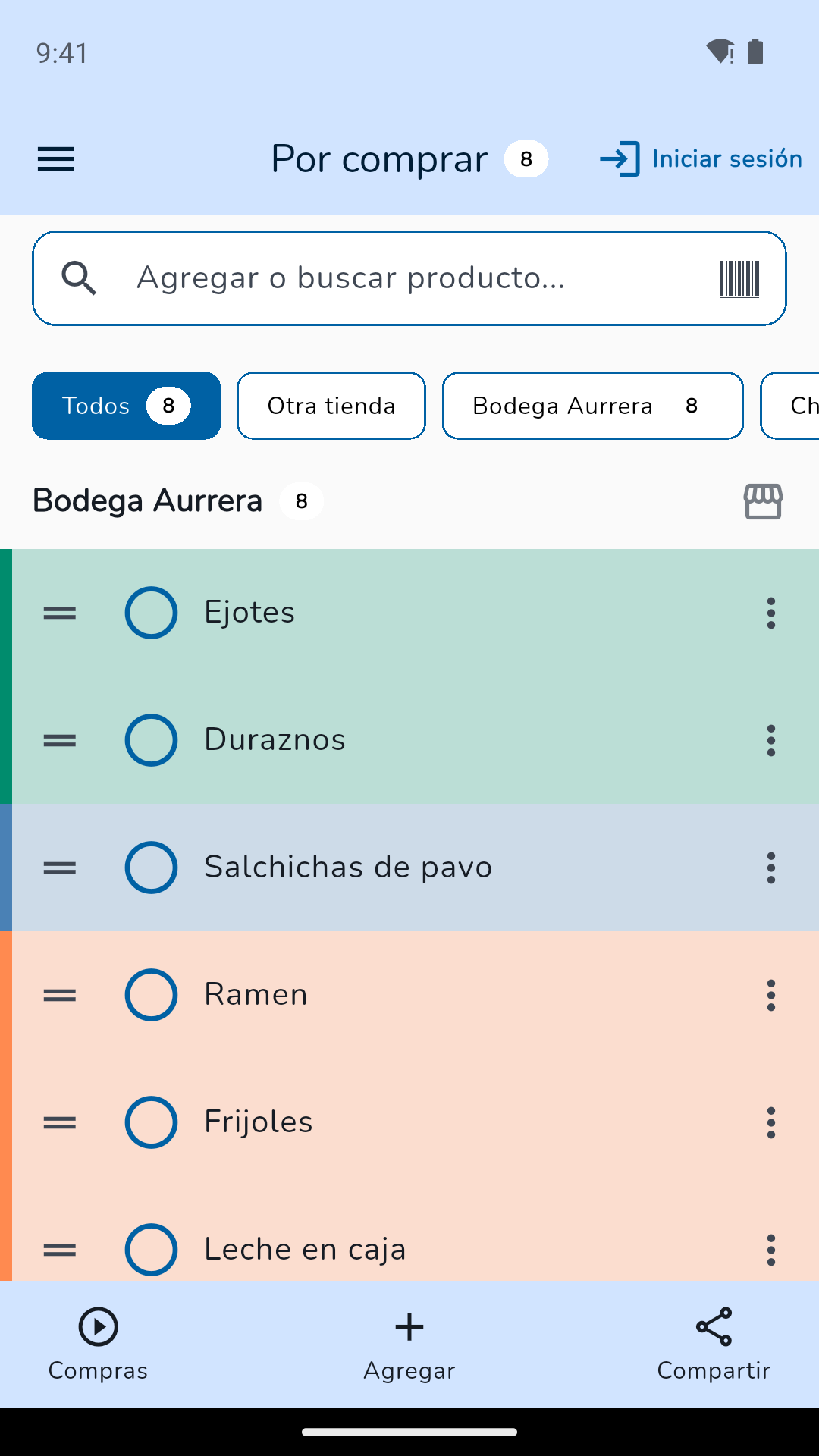 Lista della spesa