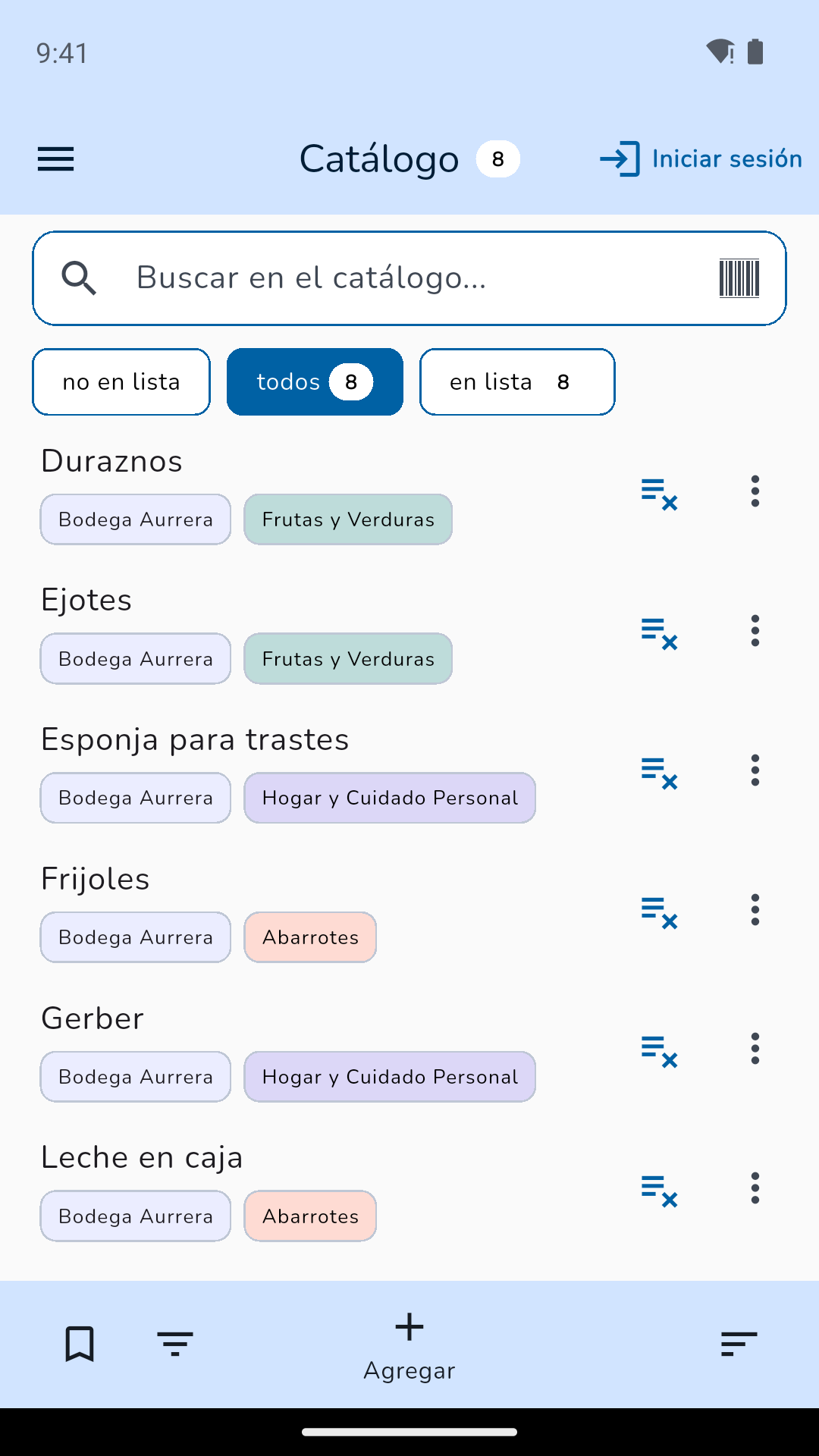 Catalogo prodotti